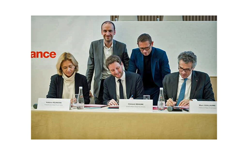 Signature du protocole relatif au volet mobilités 2023-2027 du contrat de plan Etat-Région Région Île-de-France