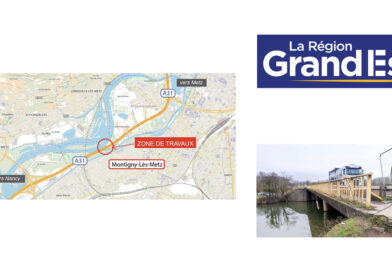 La Région Grand Est investit 1,15 M€ pour réparer l’ouvrage d’art de l’A31 qui franchit la Moselle à hauteur de Montigny-lès-Metz (57)