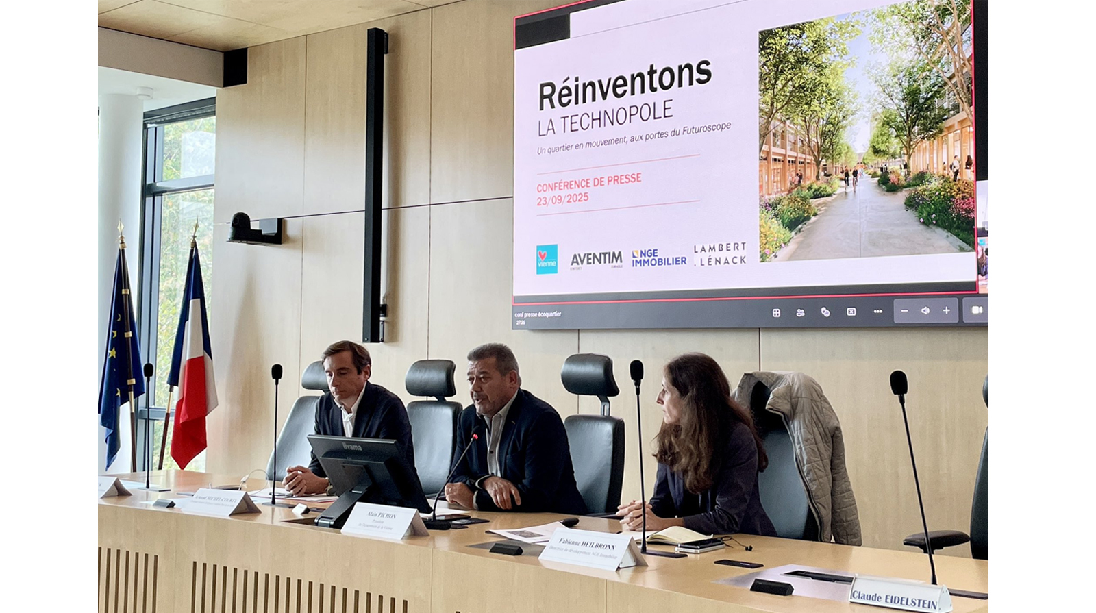 Un programme immobilier mixte développé par AVENTIM, NGE IMMOBILIER et le Département de la Vienne, va naître à proximité du Futuroscope