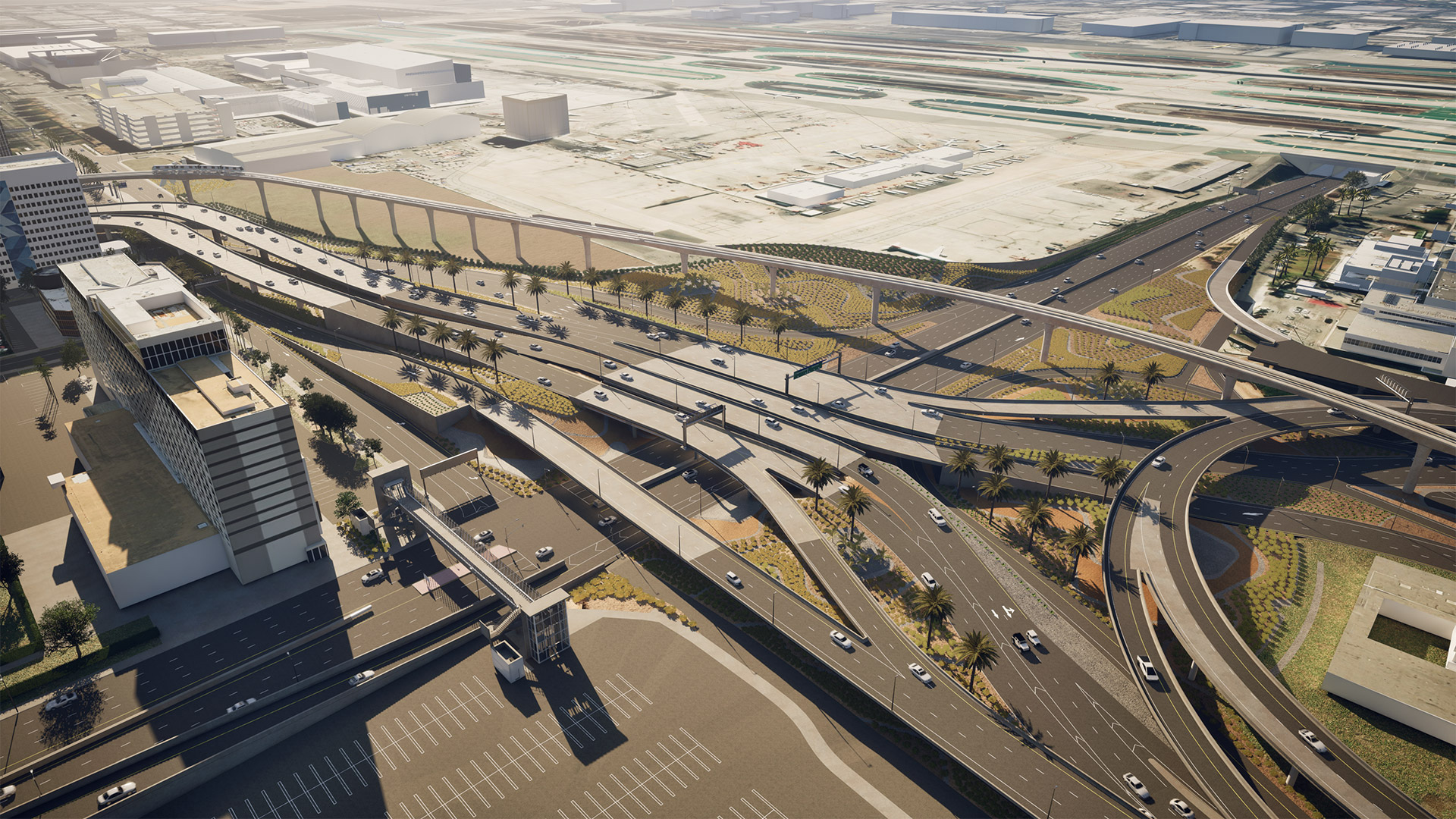 Colas décroche un nouveau contrat  de 70 M€ à LAX avant les Jeux olympiques de 2028