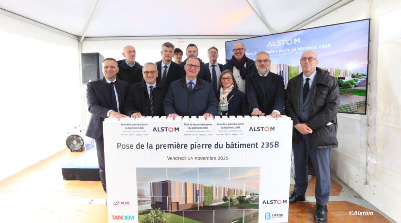 À Belfort, Alstom construit le bâtiment 235B qui sera dédié aux trains à grande vitesse