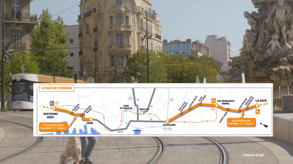 Egis a engagé toutes ses compétences dans le projet d’extension et de modernisation Nord/Sud du Tramway T3 de Marseille