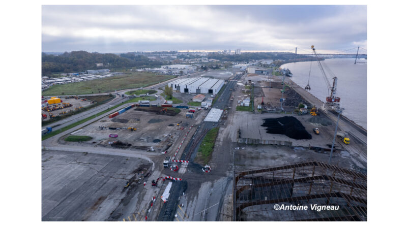 Spie Batignolles travaux publics a terminé sa mission pour le Grand Port Maritime de Bordeaux