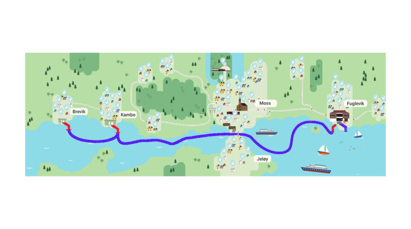 Une filiale de Veidekke va poser 15 km de canalisation, terrestre et maritime, d&rsquo;eaux usées à Moss