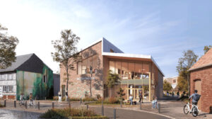 À Crèvecœur-le-Grand (60), Eiffage construction a l’origine d’un nouveau projet culturel et végétalisé au service des habitants