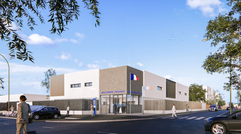Eiffage a signé un contrat en conception-réalisation pour la construction d’une gendarmerie et de 58 logements de fonction à Mantes-la-Jolie (78)