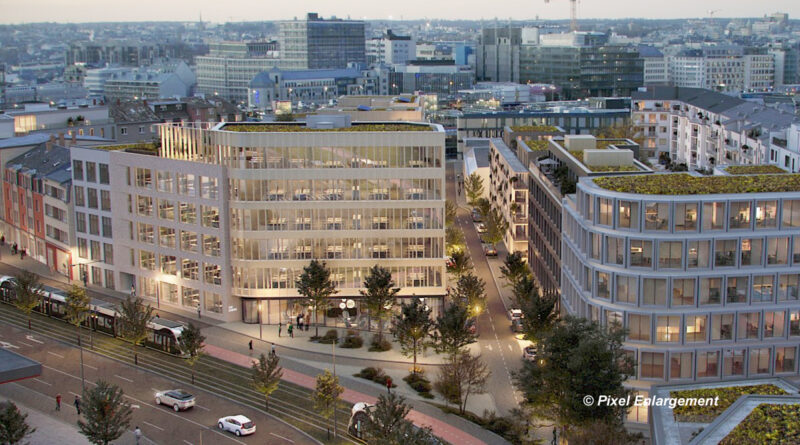 À Luxembourg Bonnevoie, la construction du bâtiment administratif « The Bridge » est officiellement lancée